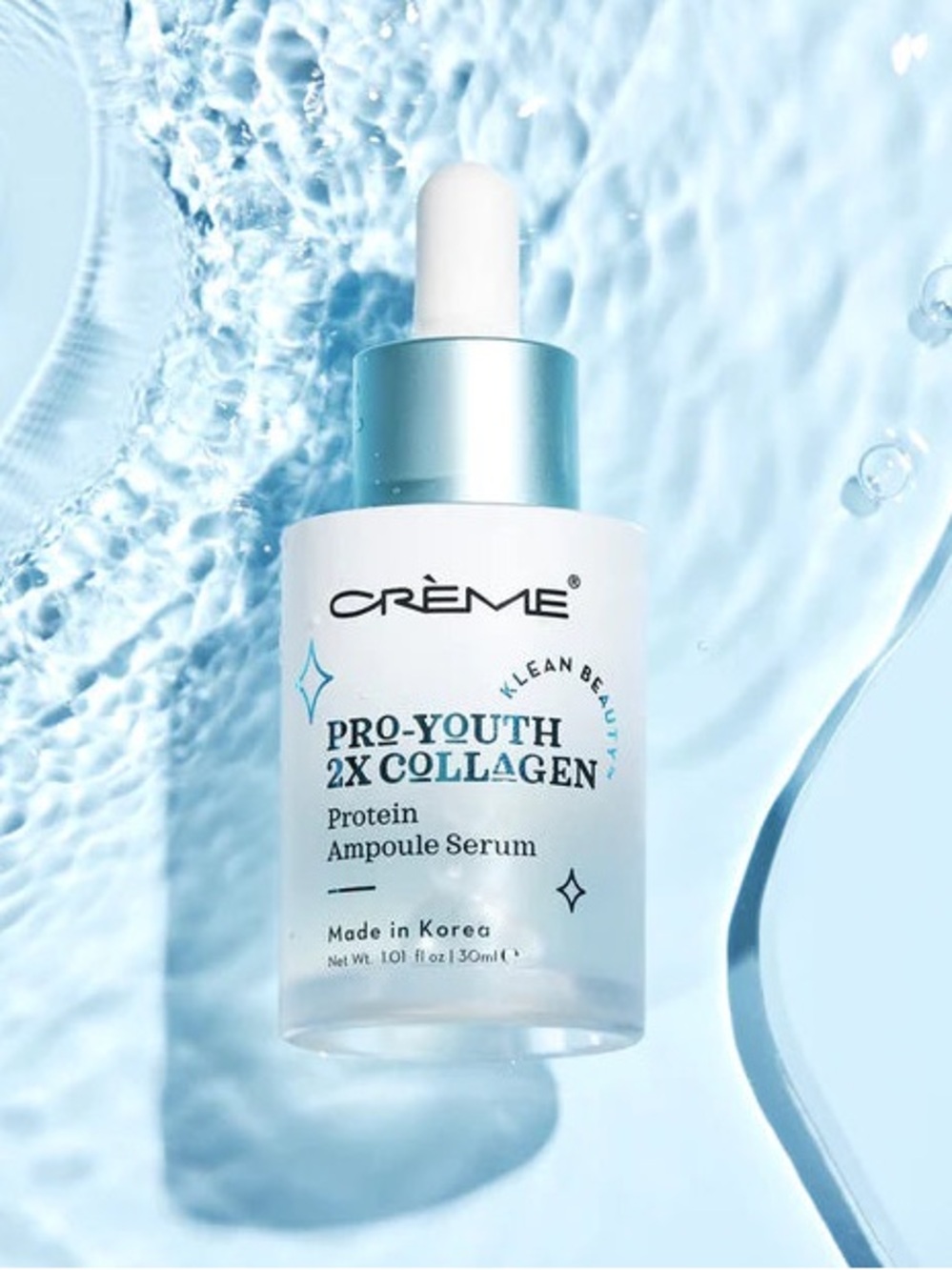 NEW The Crème Shop Pro-Youth 2X Collagen Protein Ampoule Serum K-Beauty | 30 mL